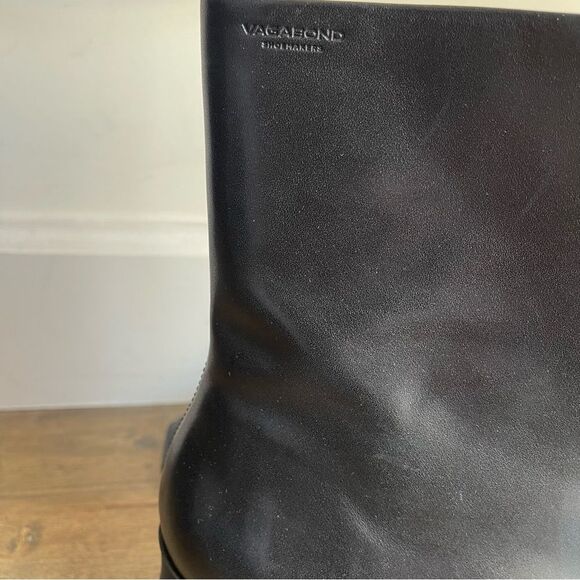 LIKE NEW Vagabond Hedda Black Heeled Boots size 40 / 10 - Picture 4 of 11